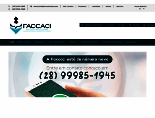 faccaci.edu.br screenshot