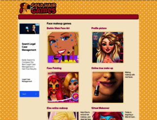 face-makeup.goldhairgames.com screenshot