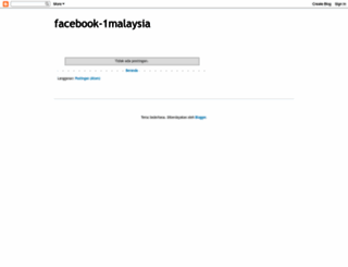 facebook-1malaysia.blogspot.com screenshot