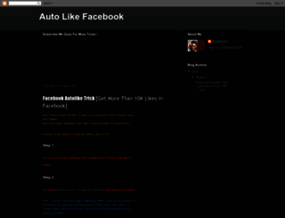 facebook-autolike-sites.blogspot.com screenshot