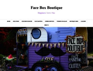 faceboxboutique.com screenshot