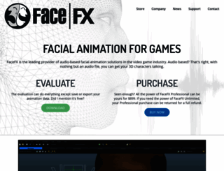 facefx.com screenshot