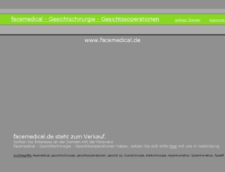 facemedical.de screenshot