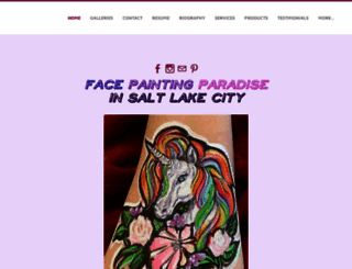 facepaintingparadise.com screenshot