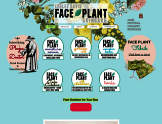 faceplantskincare.com screenshot