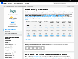 facetjewelrybox.knoji.com screenshot