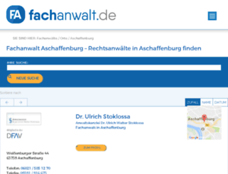 fachanwalt-aschaffenburg.com screenshot