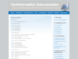 fachinformatiker-dokumentation.de screenshot