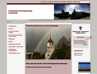 fachsenfeld-evangelisch.de screenshot