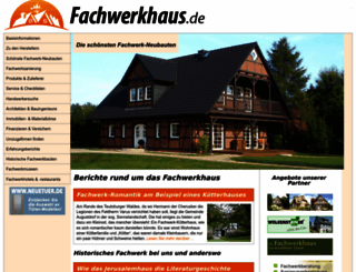 fachwerkhaus.de screenshot