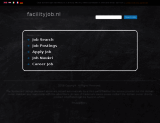 facilityjob.nl screenshot