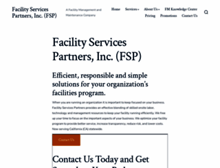 facilityservicespartners.com screenshot