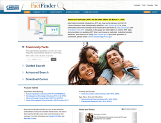 factfinder.census.gov screenshot
