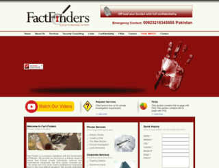 factfinders.com.pk screenshot
