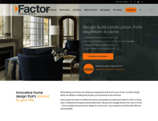 factordesignbuild.com screenshot