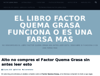 factorquemagrasaresultados.wordpress.com screenshot