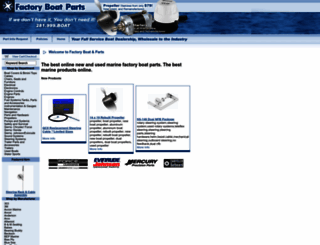 factoryboatparts.com screenshot