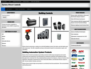 factorydirectcontrols.com screenshot