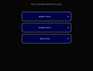 factorymoparparts.net screenshot