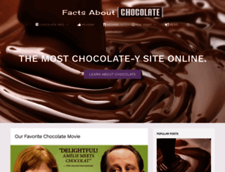 facts-about-chocolate.com screenshot