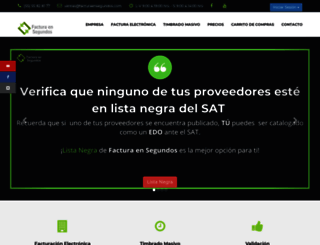 facturaensegundos.com screenshot