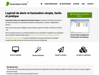 facturationfacile.com screenshot