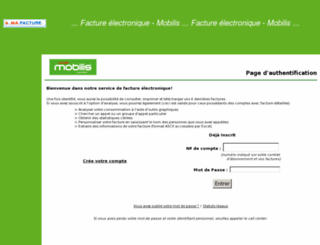 facture-online.mobilis.dz screenshot