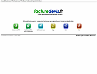 facturedevis.fr screenshot