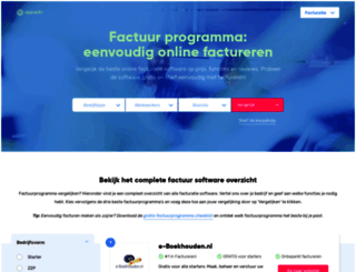 factuurprogramma-vergelijken.nl screenshot