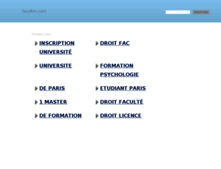 facultes.com screenshot