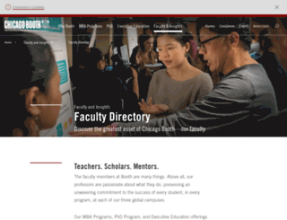 faculty.chicagobooth.edu screenshot