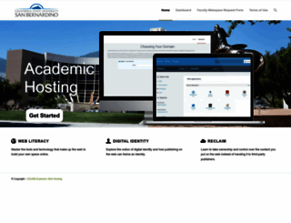 faculty.csusb.edu screenshot