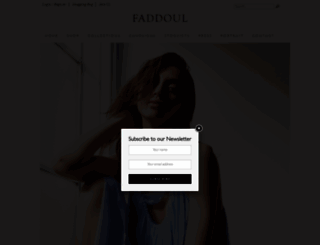 faddoulthelabel.com screenshot