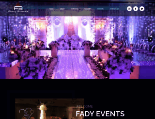 fadyevents.com screenshot