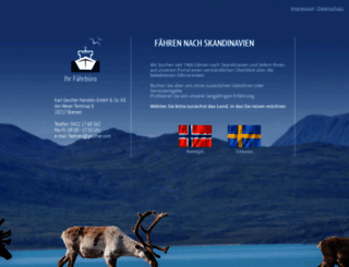 faehren-nach-norwegen.de screenshot
