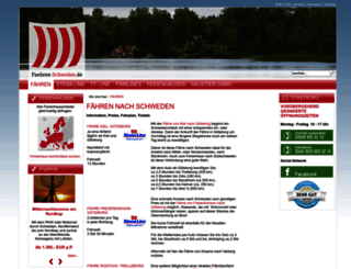 faehren-schweden.de screenshot