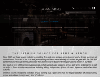 faganarms.com screenshot