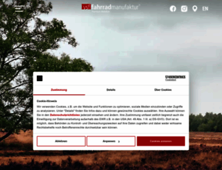 fahrradmanufaktur.de screenshot
