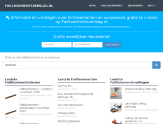 faillissementsverslag.nl screenshot