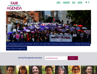fairagenda.org screenshot