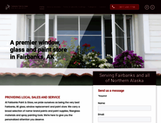 fairbankspaintandglass.com screenshot