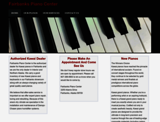fairbankspianocenter.com screenshot