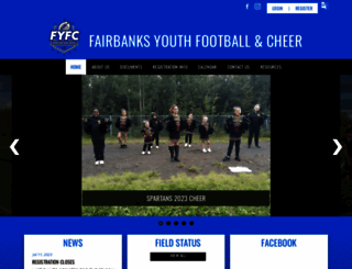 fairbanksyouthfc.org screenshot