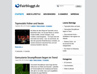 fairbloggt.de screenshot