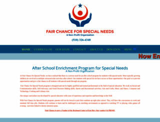 fairchanceforspecialneeds.org screenshot