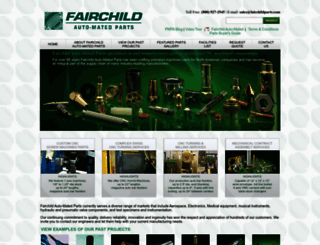fairchildparts.com screenshot