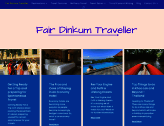 fairdinkumtraveller.com screenshot