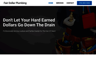 fairdollarplumbing.com screenshot