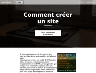 faire-un-site.com screenshot
