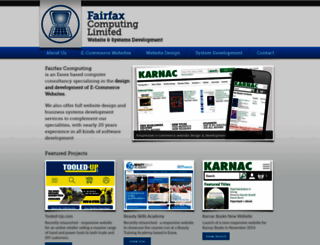 fairfaxcomputing.co.uk screenshot